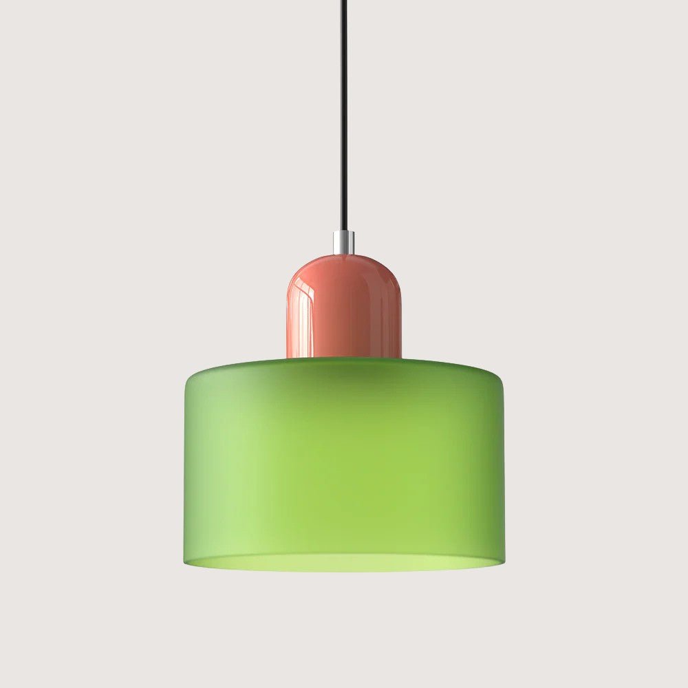 Moderne pendellampe i glas