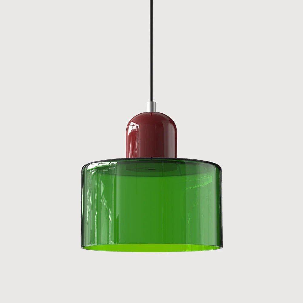 Moderne pendellampe i glas