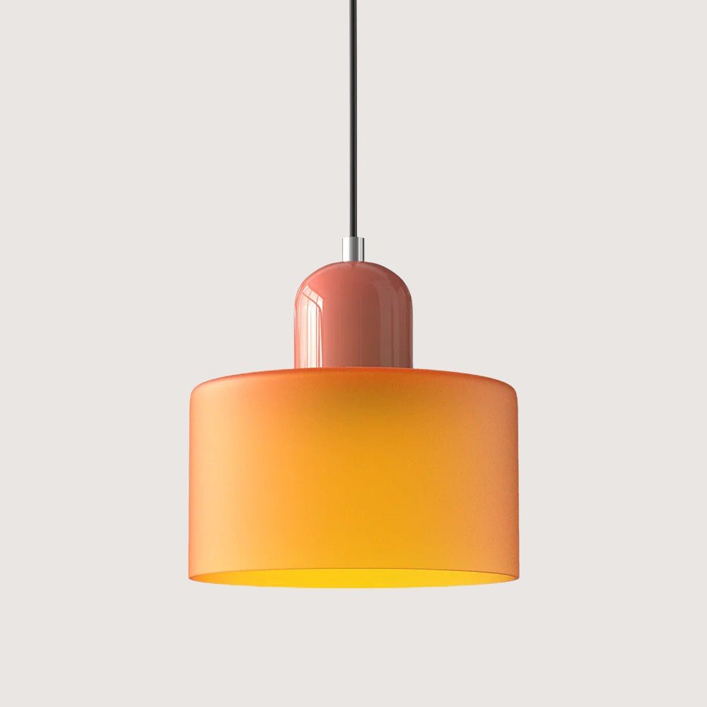 Moderne pendellampe i glas