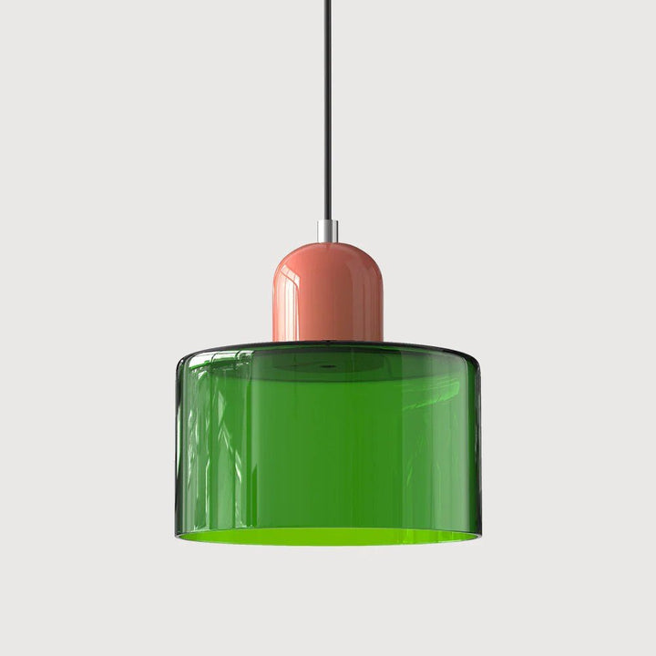 Moderne pendellampe i glas