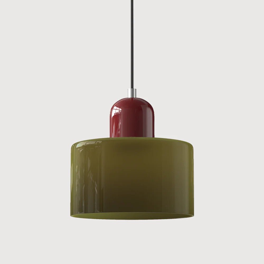 Moderne pendellampe i glas