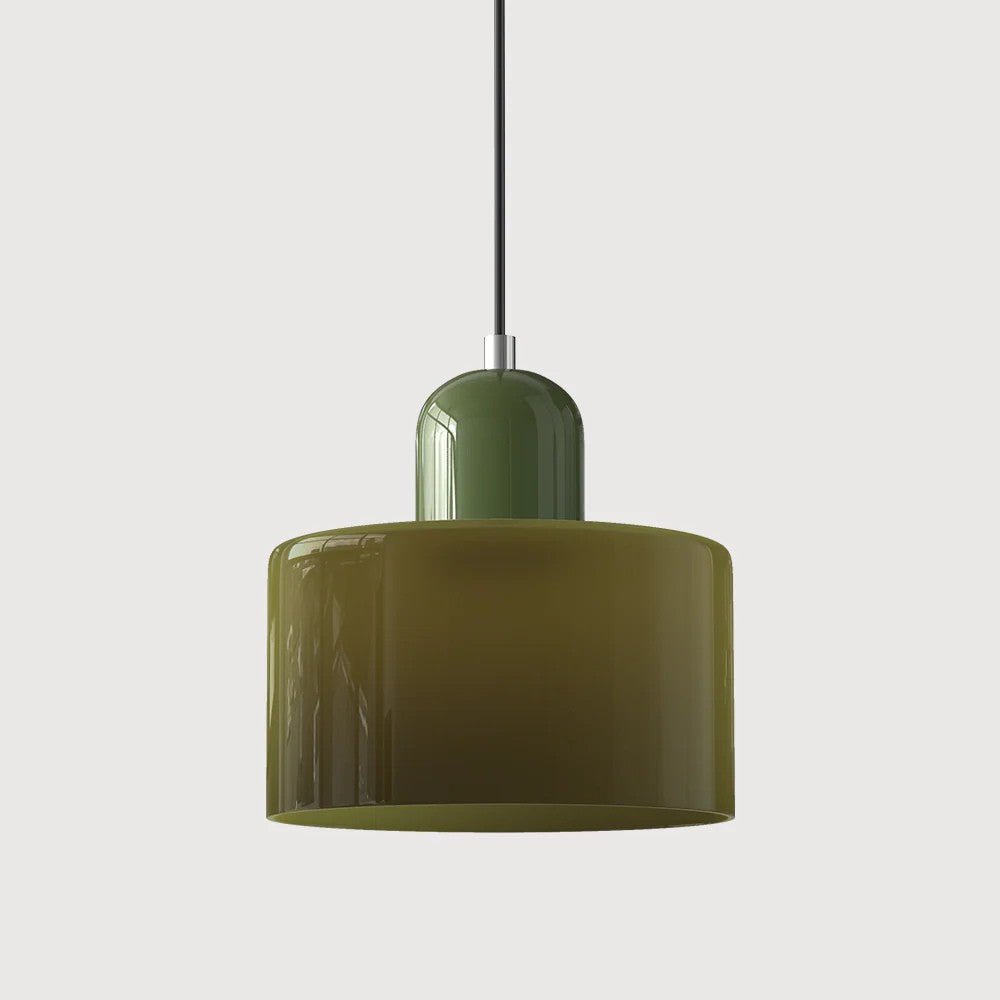 Moderne pendellampe i glas