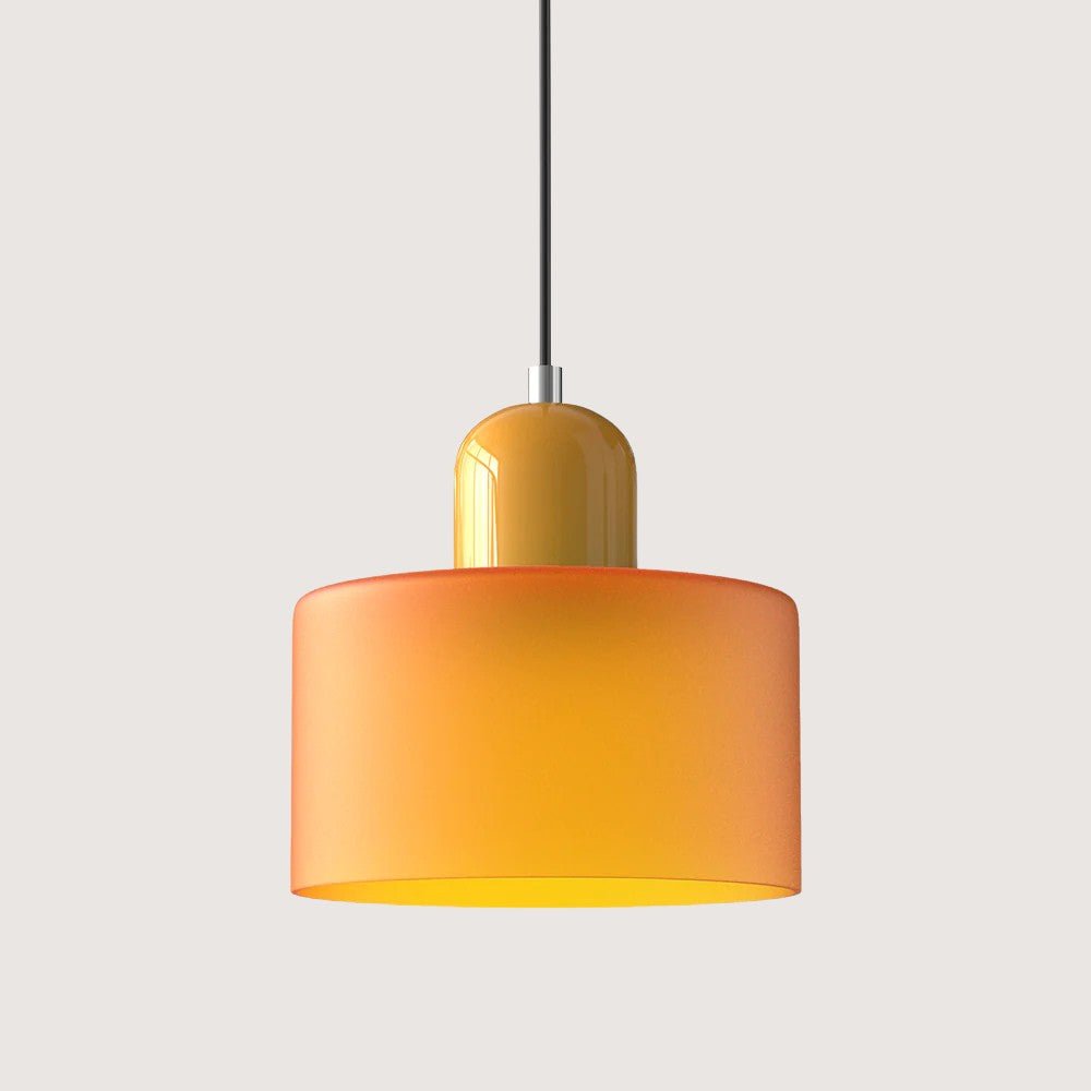Moderne pendellampe i glas