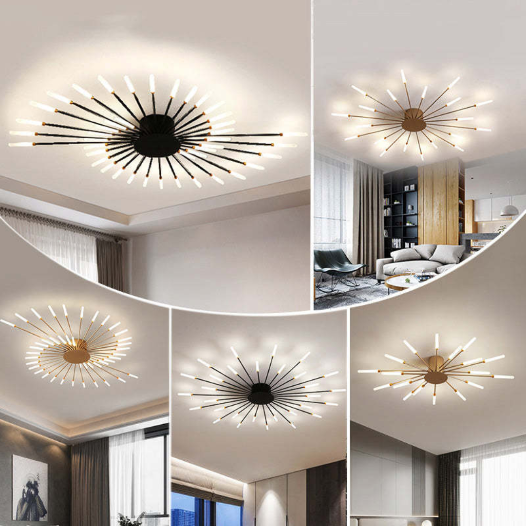 Stor moderne LED-loftlampe | LumenMax | Energibesparende