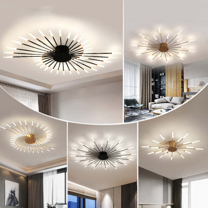 Stor moderne LED-loftlampe | LumenMax | Energibesparende