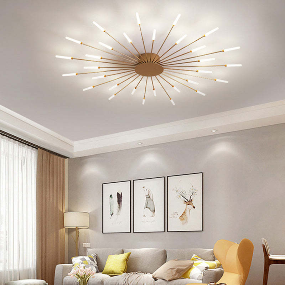 Stor moderne LED-loftlampe | LumenMax | Energibesparende
