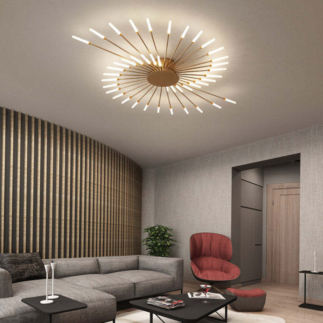 Stor moderne LED-loftlampe | LumenMax | Energibesparende