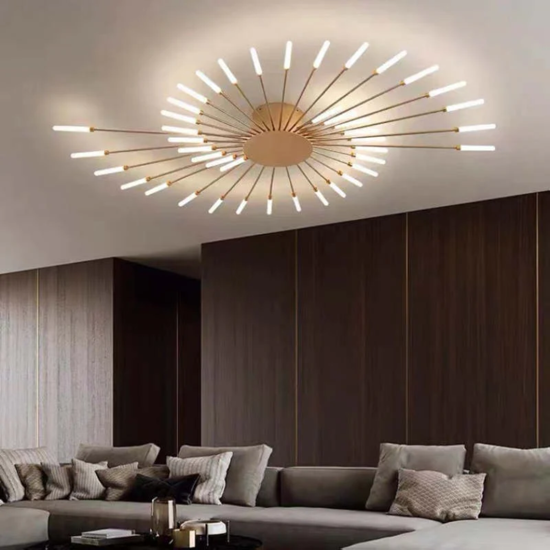 Stor moderne LED-loftlampe | LumenMax | Energibesparende
