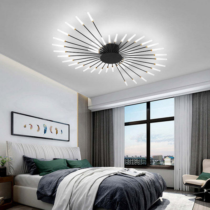 Stor moderne LED-loftlampe | LumenMax | Energibesparende
