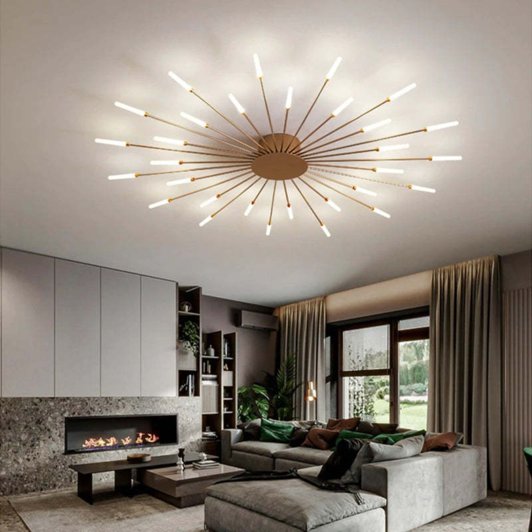 Stor moderne LED-loftlampe | LumenMax | Energibesparende
