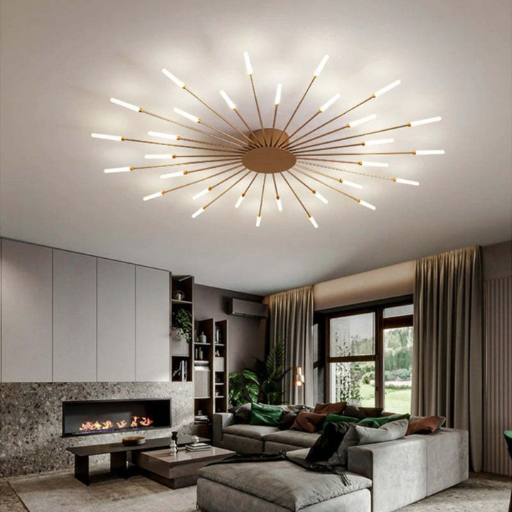 Stor moderne LED-loftlampe | LumenMax | Energibesparende