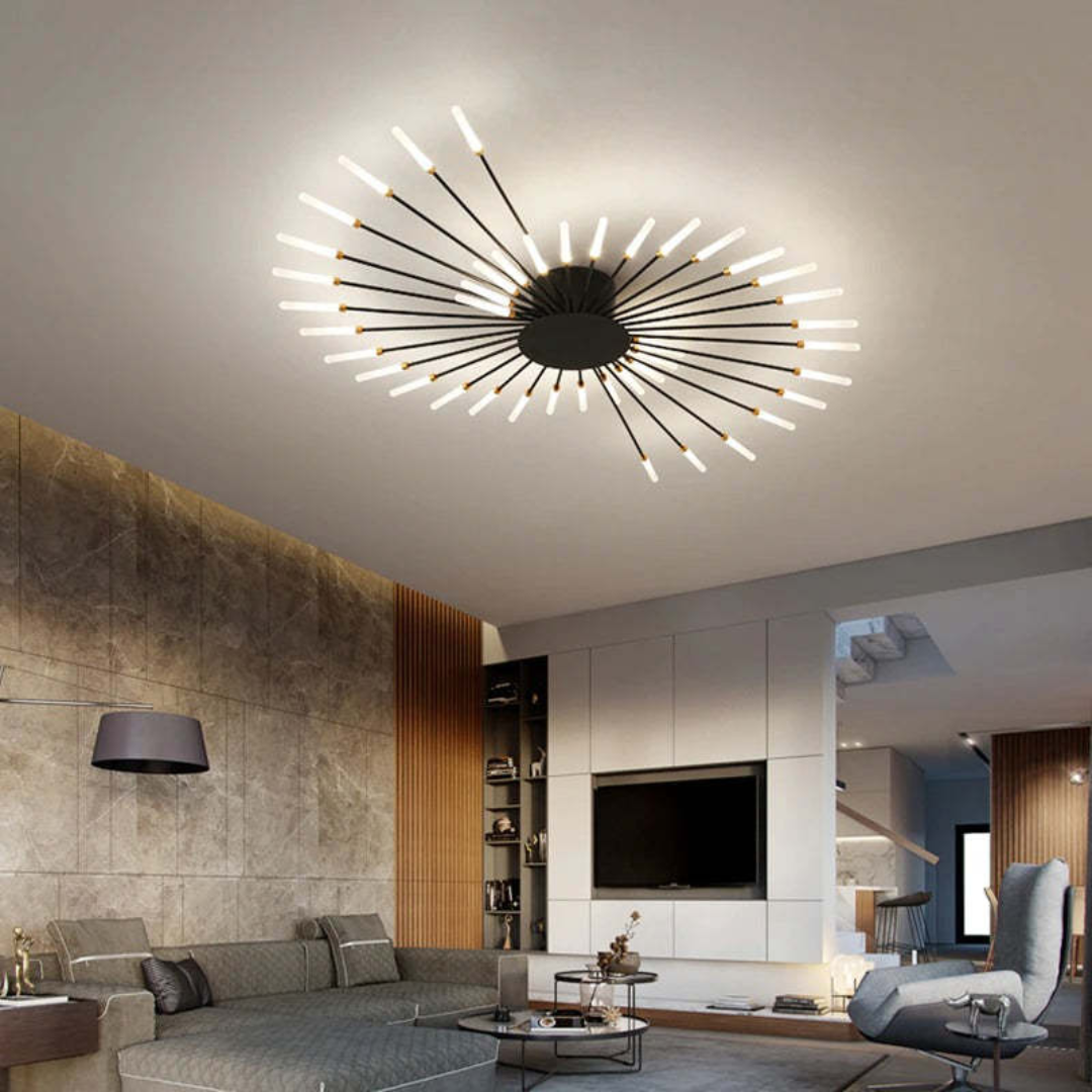 Stor moderne LED-loftlampe | LumenMax | Energibesparende