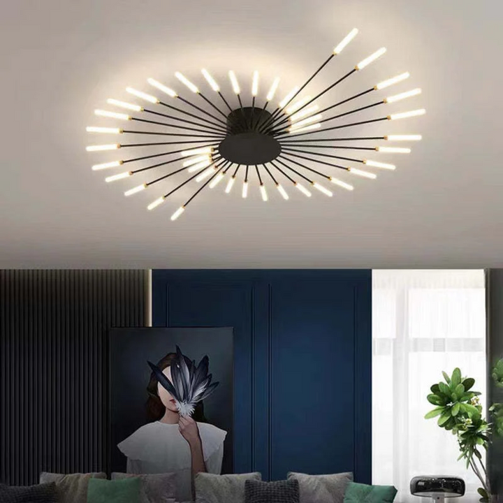 Stor moderne LED-loftlampe | LumenMax | Energibesparende