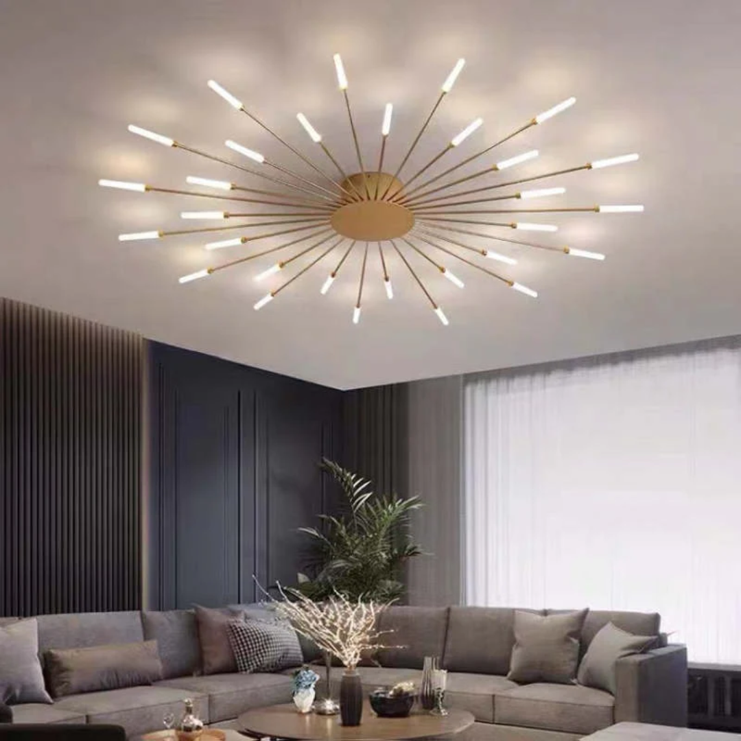 Stor moderne LED-loftlampe | LumenMax | Energibesparende