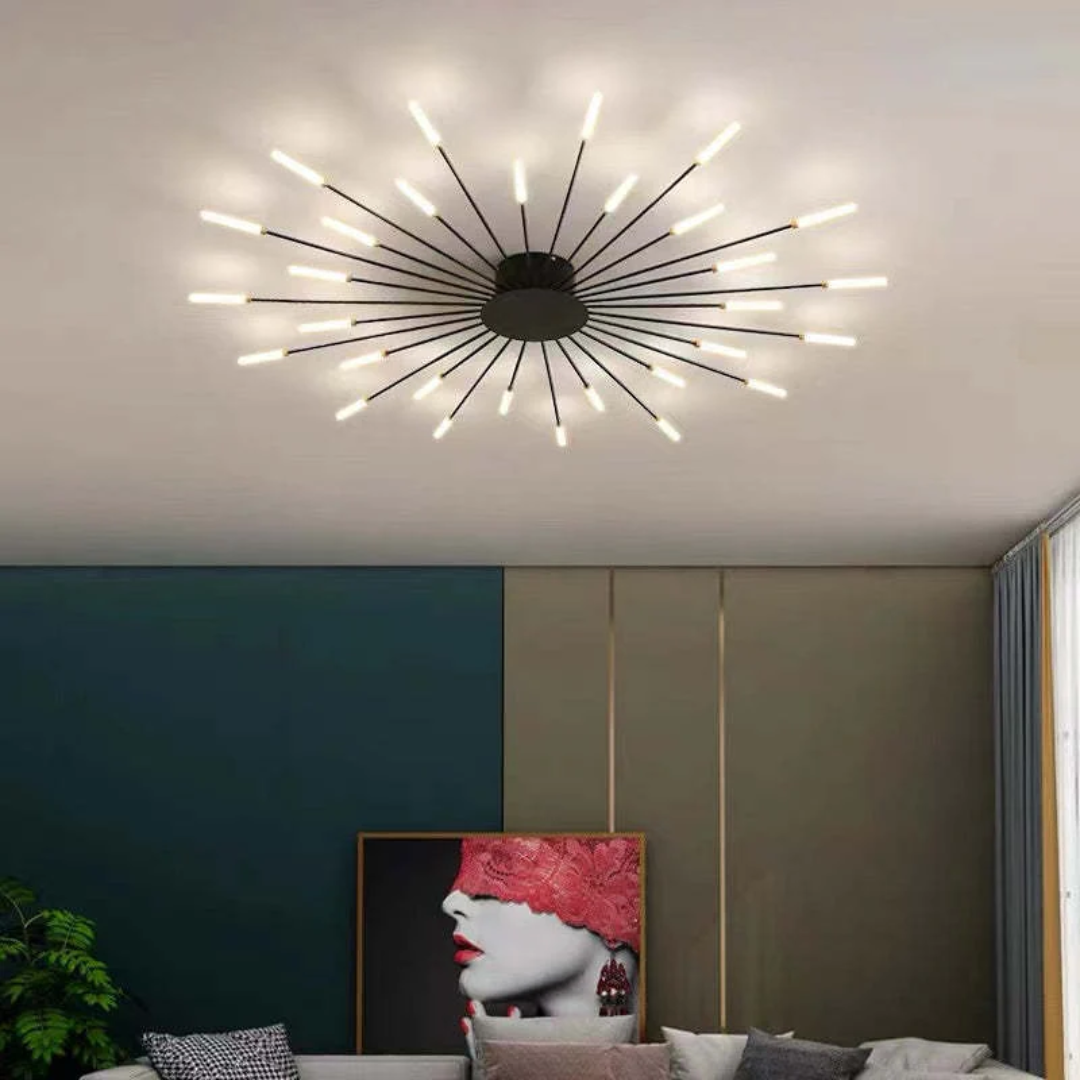 Stor moderne LED-loftlampe | LumenMax | Energibesparende