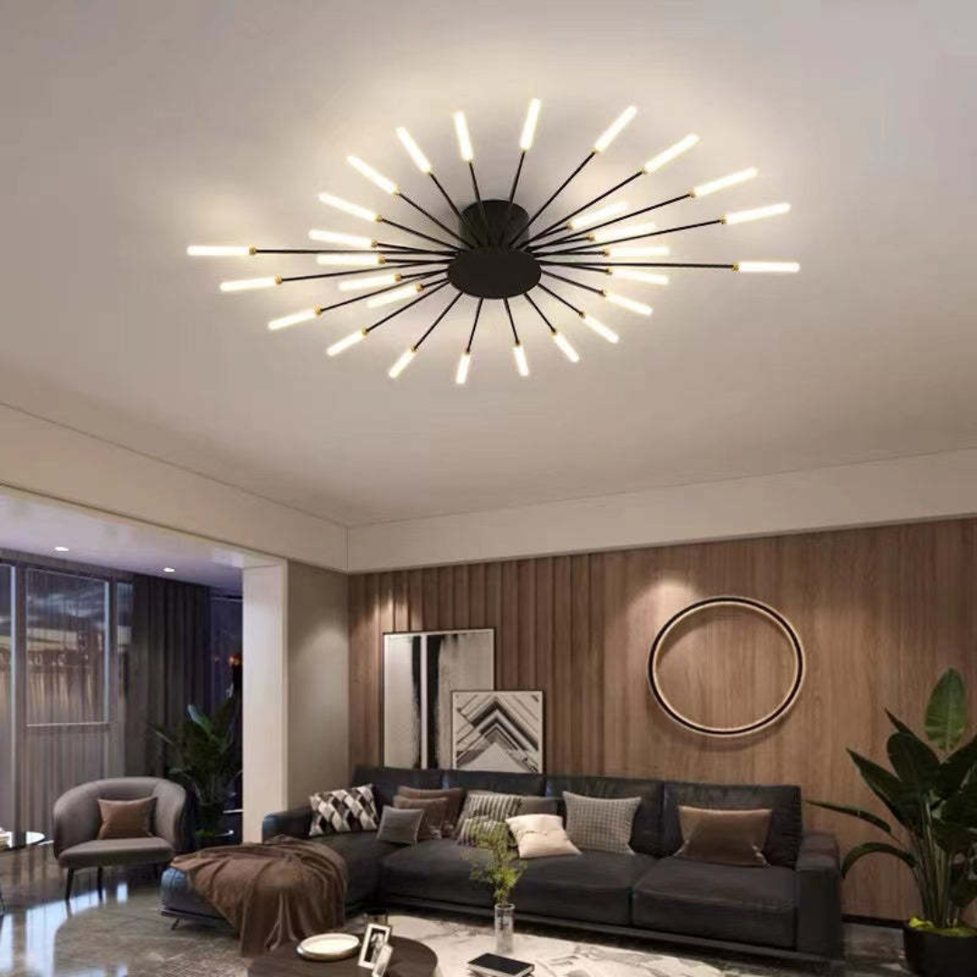 Stor moderne LED-loftlampe | LumenMax | Energibesparende
