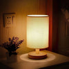 Moderne træ natbordslampe