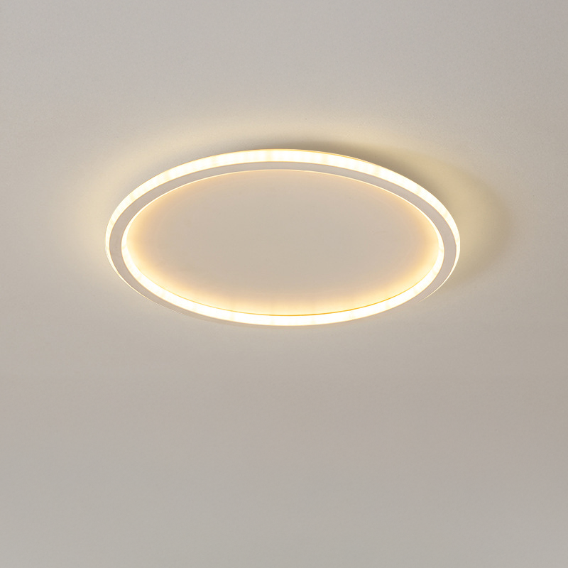 Skandinavisk rund loftlampe med LED-belysning