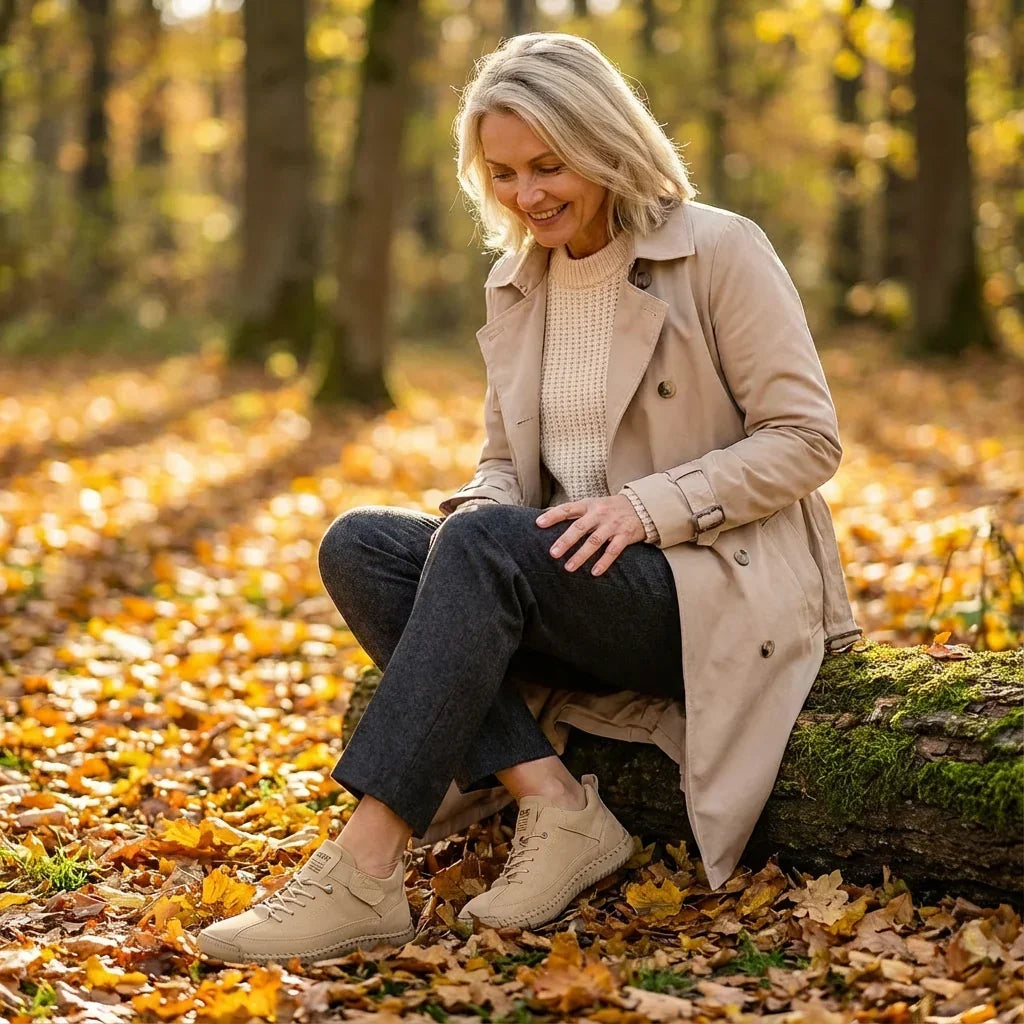 Behagelige, støttende slip-on-sneakers