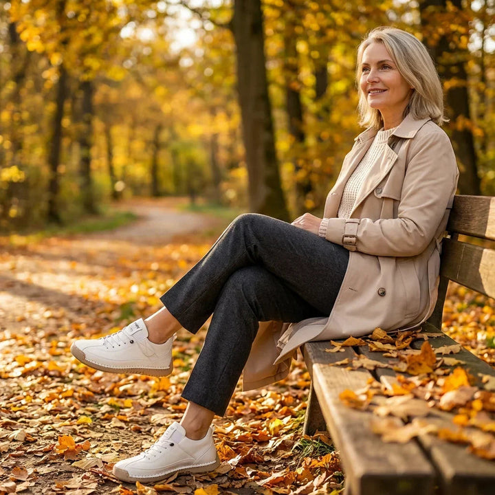 Behagelige, støttende slip-on-sneakers