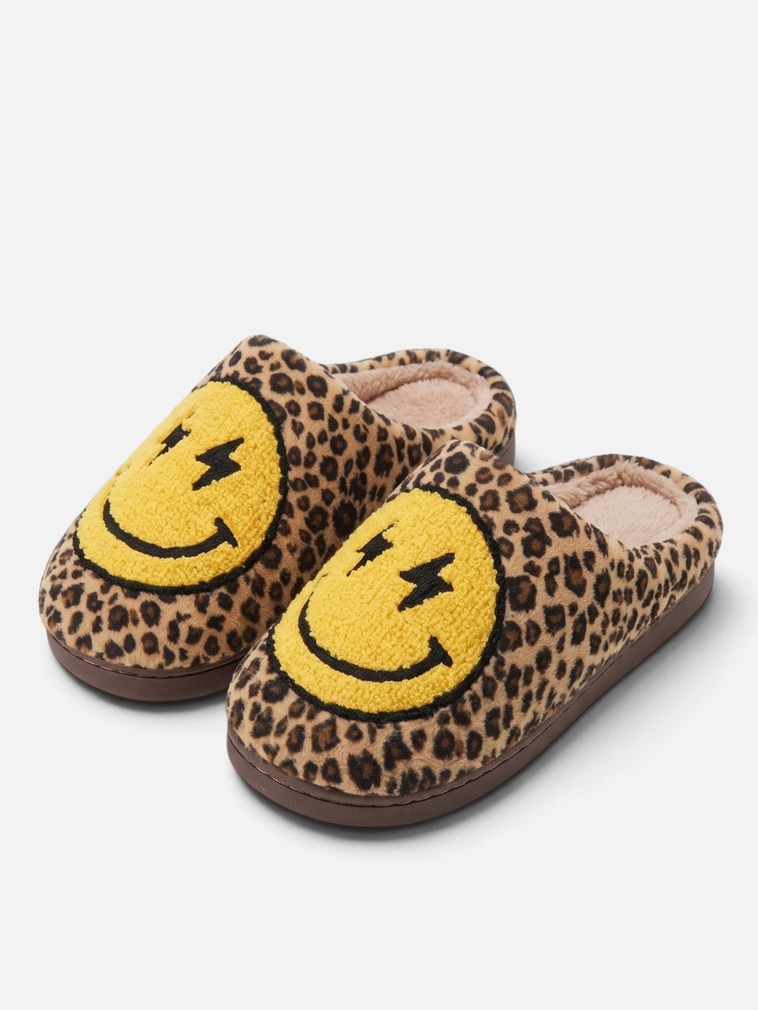 Hjemmesko med plateau og smiley til damer