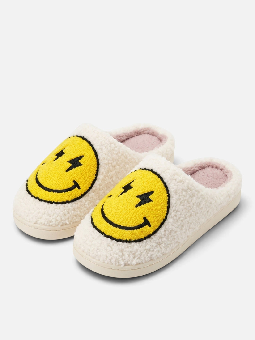 Hjemmesko med plateau og smiley til damer