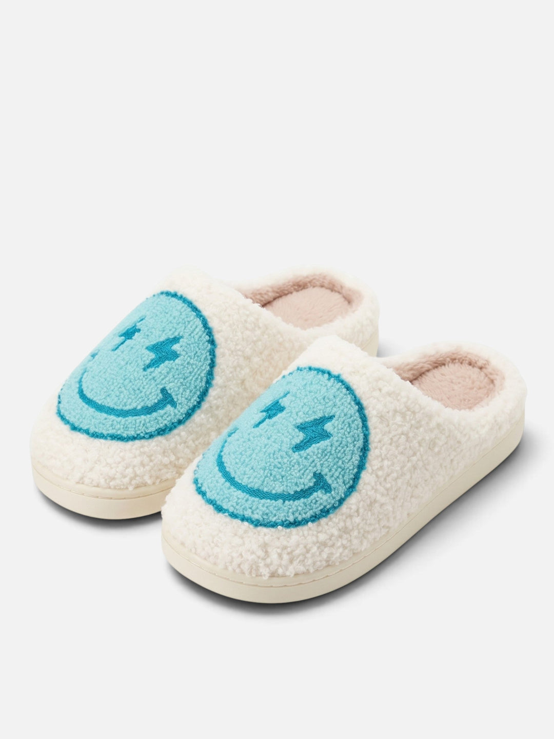 Hjemmesko med plateau og smiley til damer