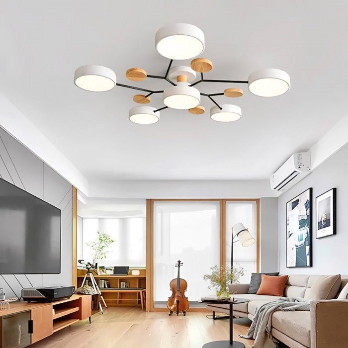 Skandinavisk Loftslampe – Forgrenet Design, Elegant og Bæredygtig med LED-teknologi