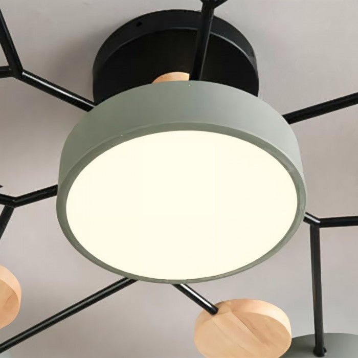 Skandinavisk Loftslampe – Forgrenet Design, Elegant og Bæredygtig med LED-teknologi