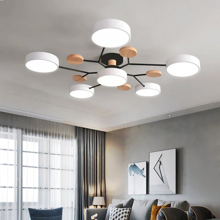 Skandinavisk Loftslampe – Forgrenet Design, Elegant og Bæredygtig med LED-teknologi