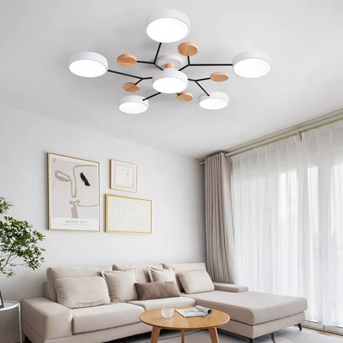 Skandinavisk Loftslampe – Forgrenet Design, Elegant og Bæredygtig med LED-teknologi