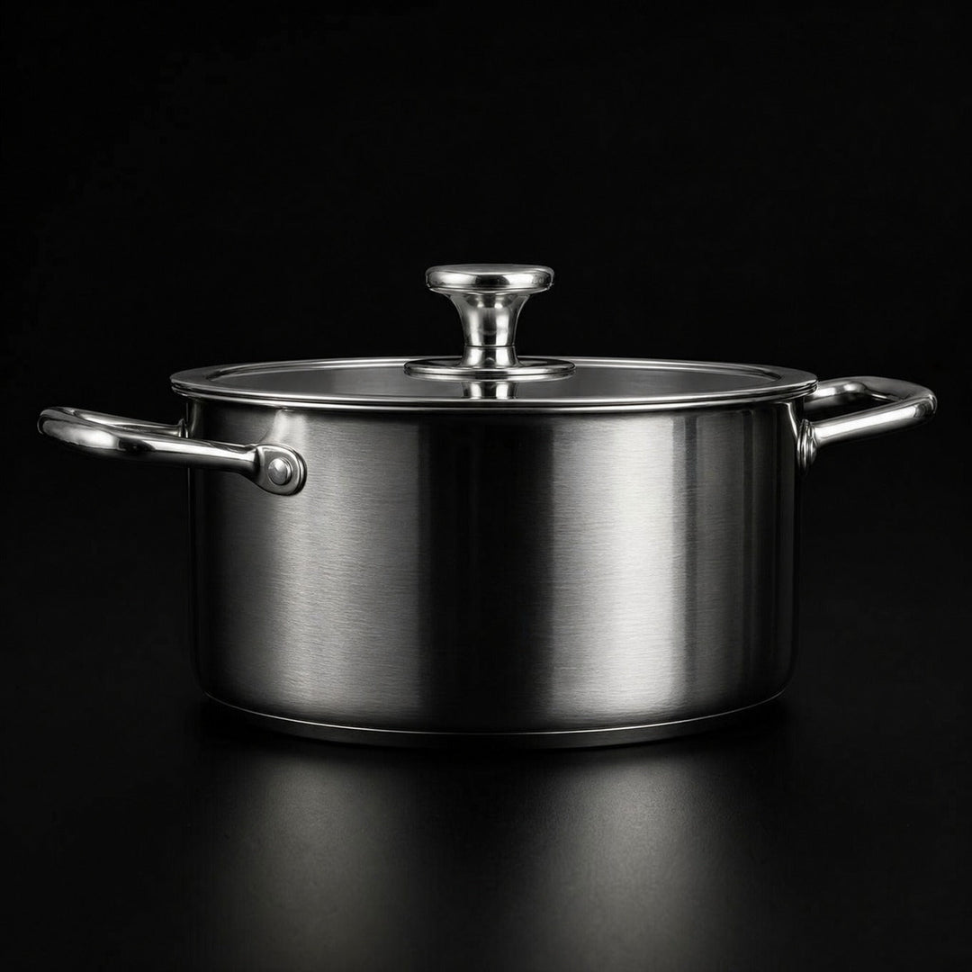 Kogegryde i titanium med låg, PFAS-fri