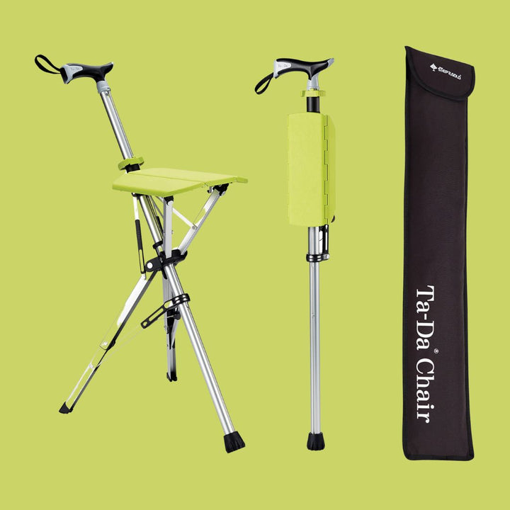 CrutchSeat - Foldbar taburet til komfort - let og bærbar