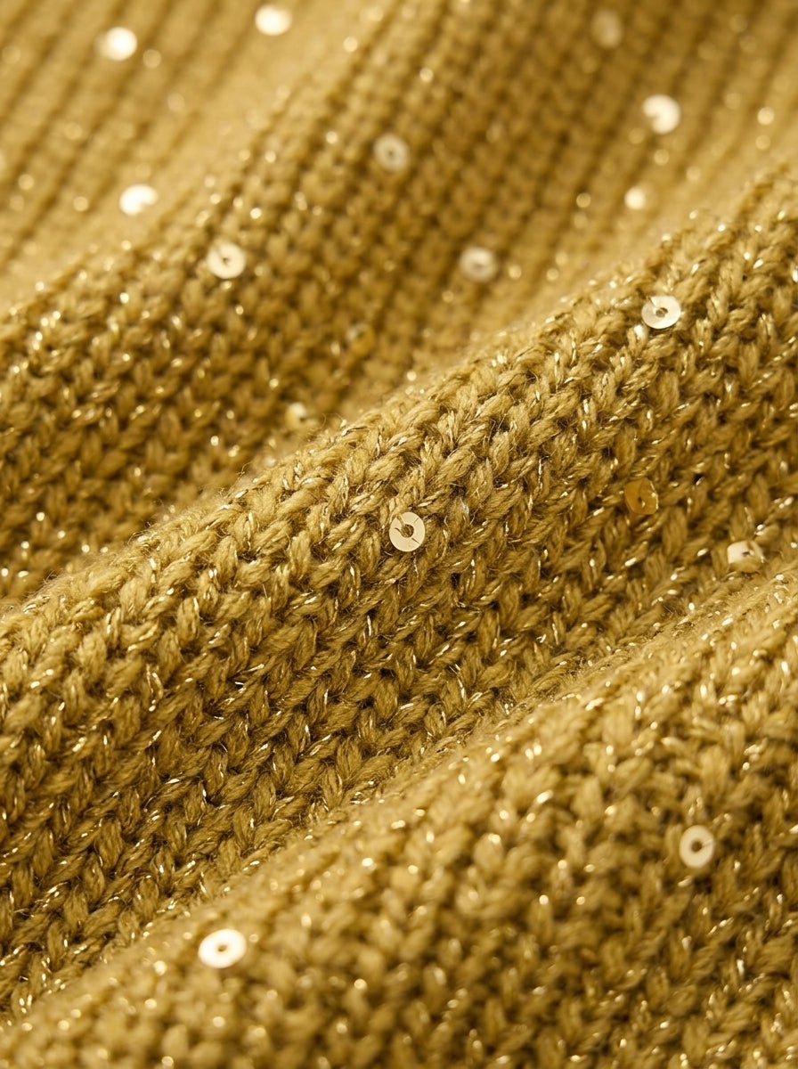 Oversize-cardigan med krave og store metalknapper