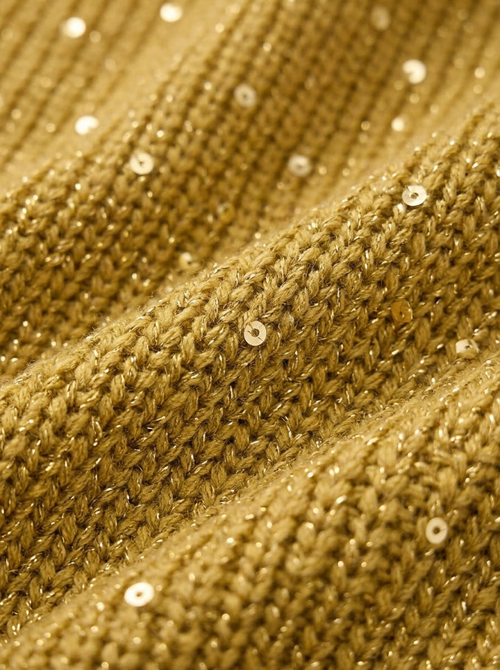 Oversize-cardigan med krave og store metalknapper