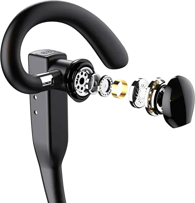 Trucker Dual Mic Bluetooth 5.1 trådløst headset med støjreduktion