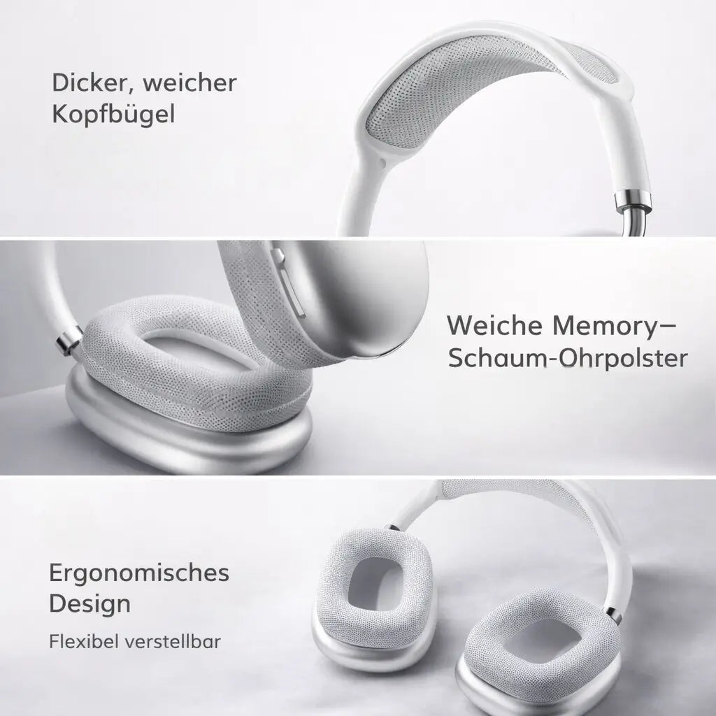 Over-ear høretelefoner med støjreduktion og Bluetooth (ANC)