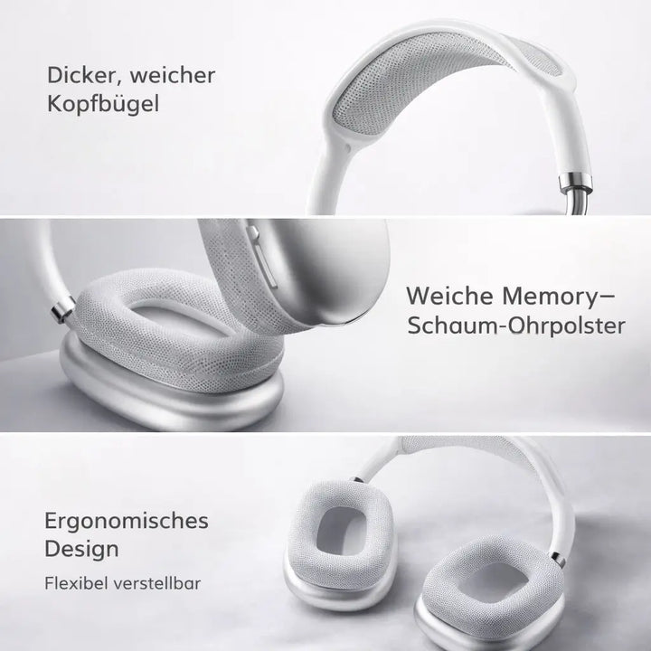 Over-ear høretelefoner med støjreduktion og Bluetooth (ANC)
