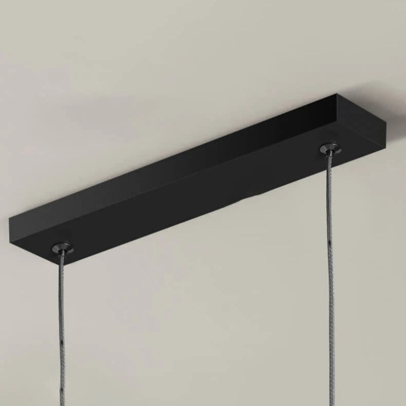 Arisha moderne LED-lysekrone i guld/sort metal til spisestue/stue