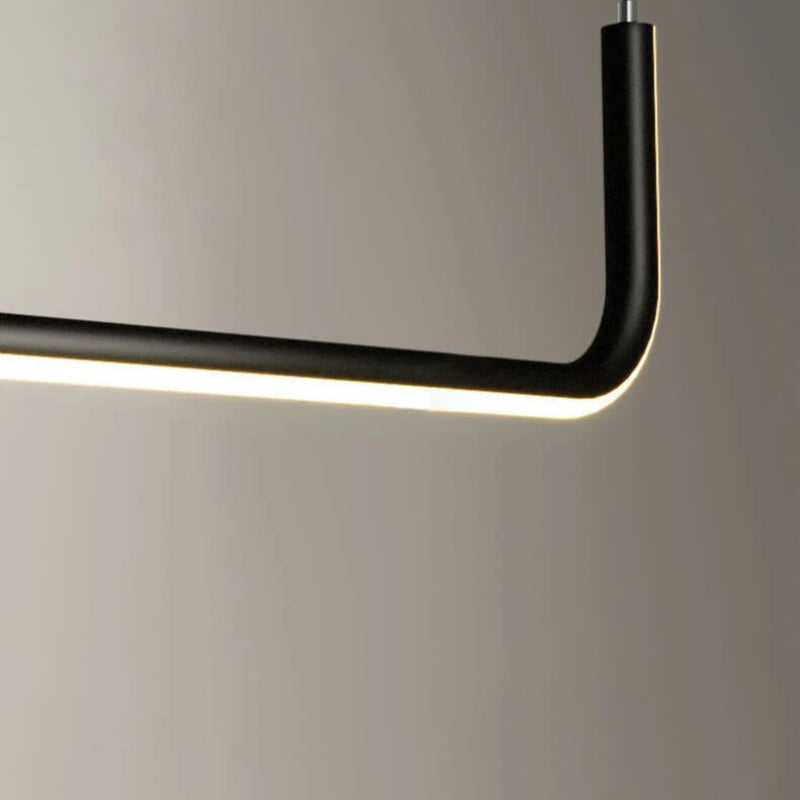 Arisha moderne LED-lysekrone i guld/sort metal til spisestue/stue