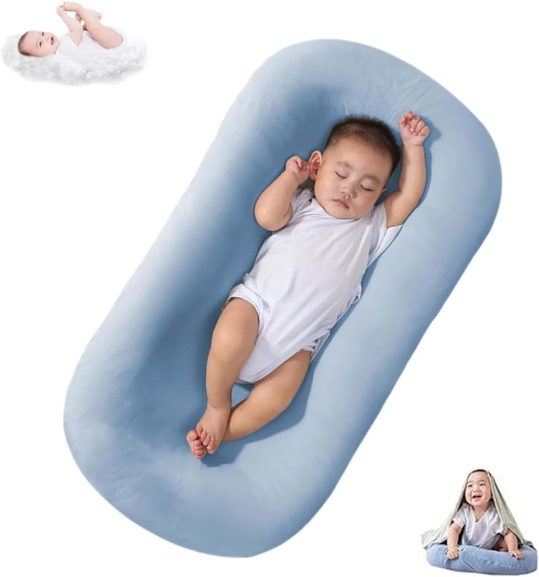Baby lounger-pude - blødt bomuld | Babyrede til børn 0-24 måneder
