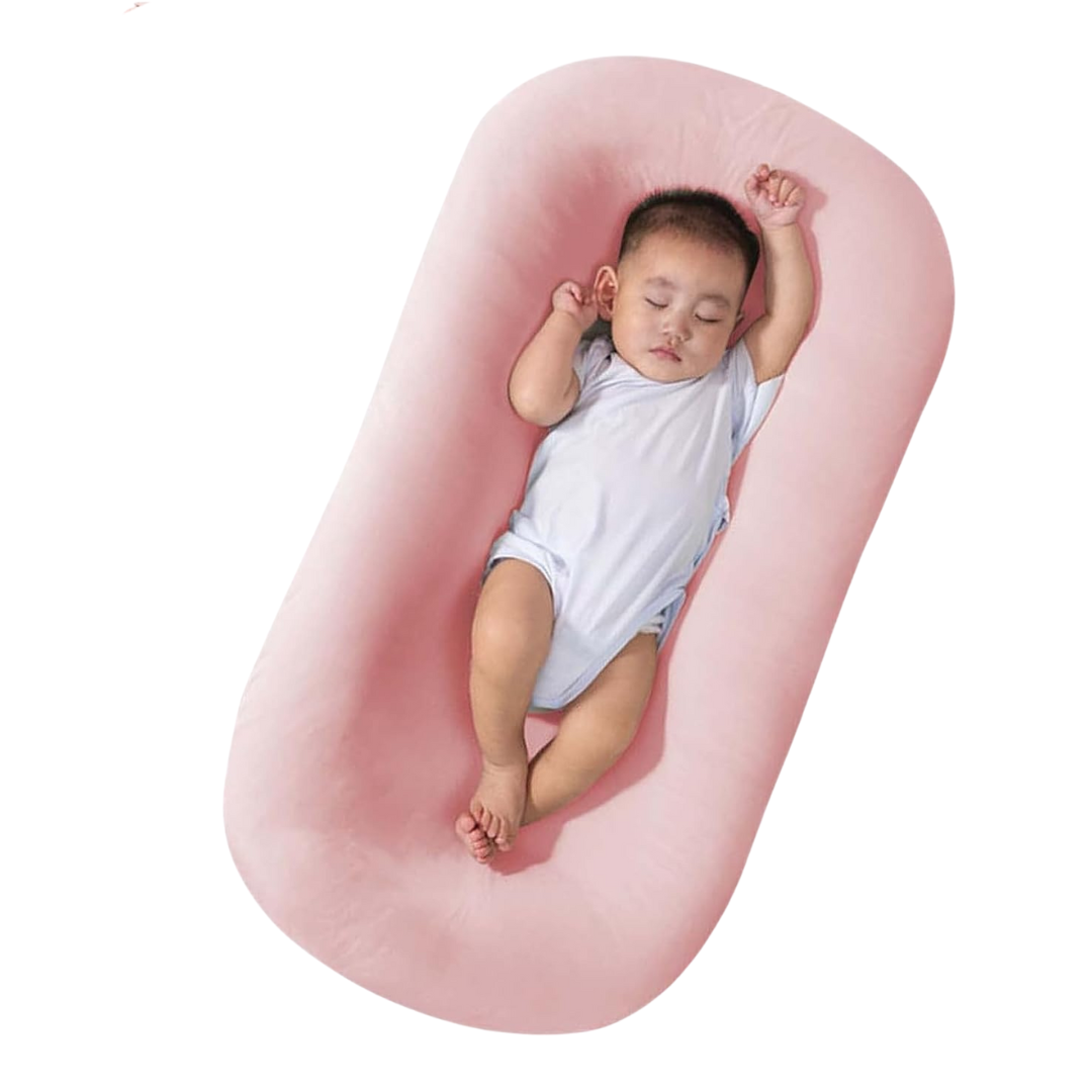 Baby lounger-pude - blødt bomuld | Babyrede til børn 0-24 måneder