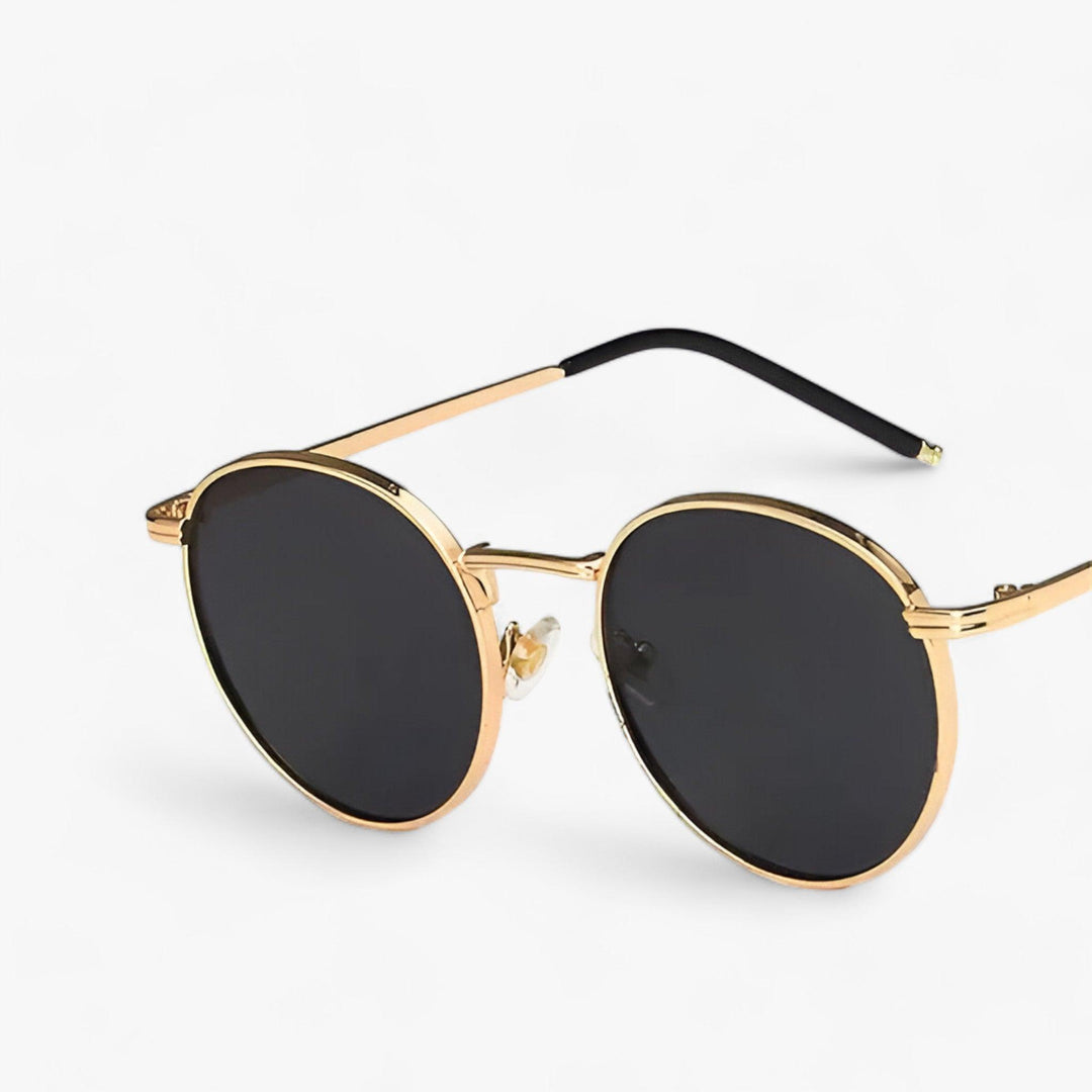 Unisex designersolbriller med runde glas – Nova
