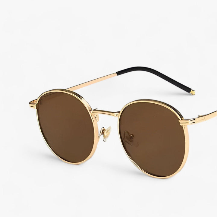 Unisex designersolbriller med runde glas – Nova