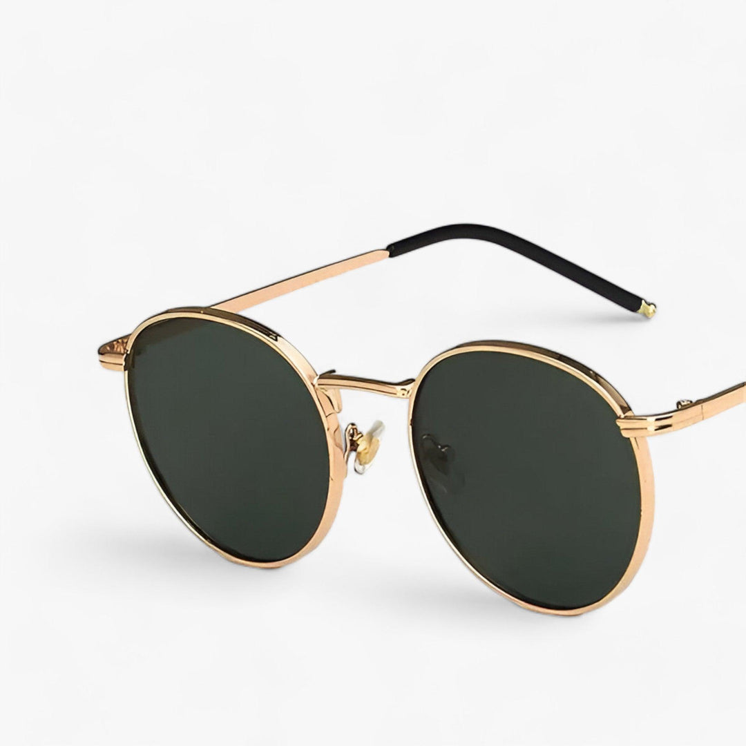 Unisex designersolbriller med runde glas – Nova