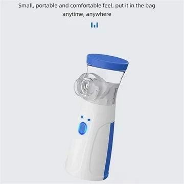 Bærbart mesh-inhalationsapparat til voksne og børn – støjsvag, USB-genopladelig inhalator