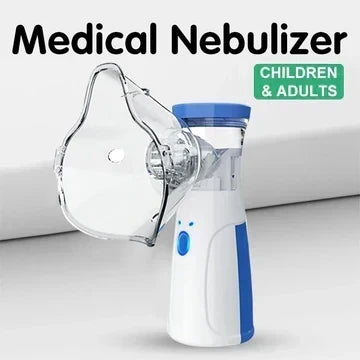 Bærbart mesh-inhalationsapparat til voksne og børn – støjsvag, USB-genopladelig inhalator