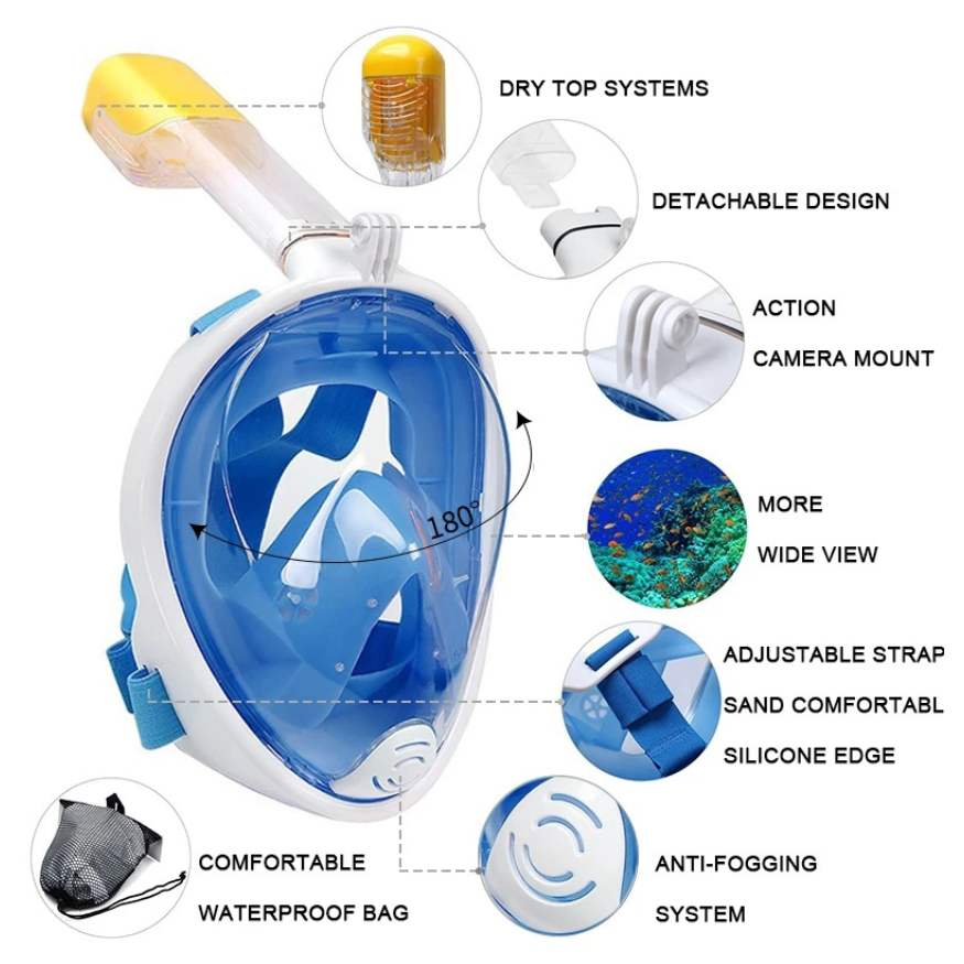 Snorkelmaske i pro-kvalitet
