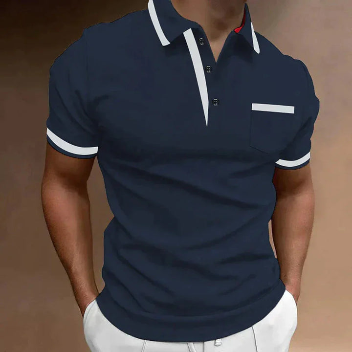 Elegant herrepoloshirt – alsidig og stilfuld