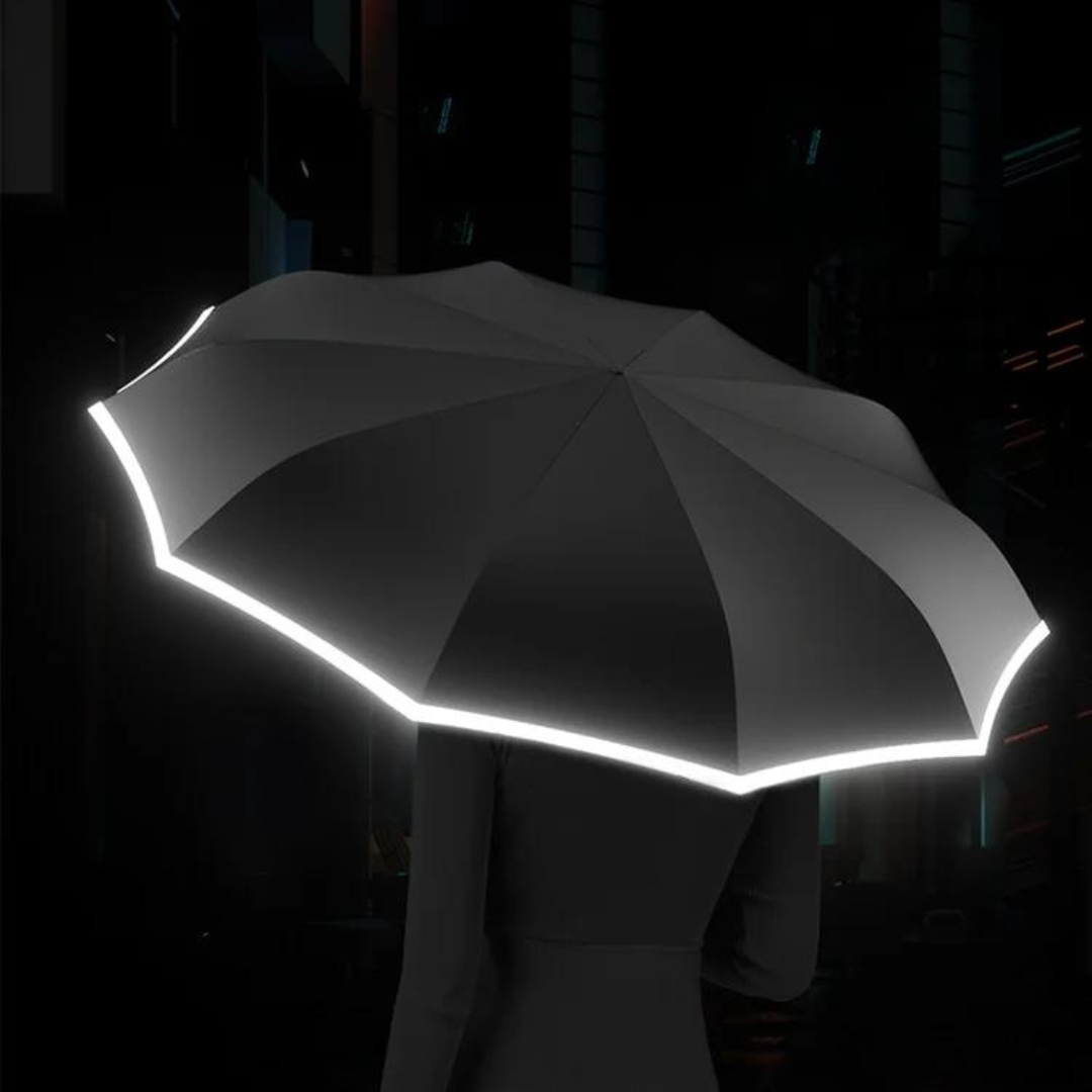 Ultra vindbestandig paraply – reflekterende StormShield